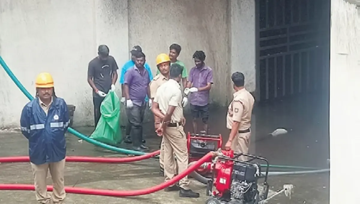 ಬೀದರ್ || ಭಾರೀ ಮಳೆಗೆ ಬ್ರಿಮ್ಸ್ ಆಸ್ಪತ್ರೆಯ ನೆಲಮಹಡಿ ಜಲಾವೃತ