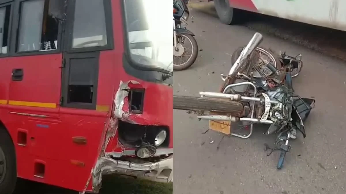 ದ್ವಿಚಕ್ರ – KSRTC ಬಸ್ ಡಿಕ್ಕಿ: ಒಂದೇ ಕುಟುಂಬದ ನಾಲ್ವರು ಸಾವು