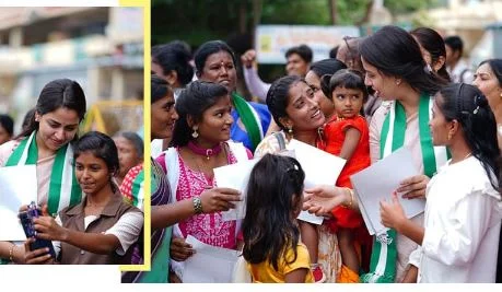 ನಿಖಿಲ್ ಕುಮಾರಸ್ವಾಮಿ ಪರ ಪತ್ನಿ ರೇವತಿ ಪ್ರಚಾರ