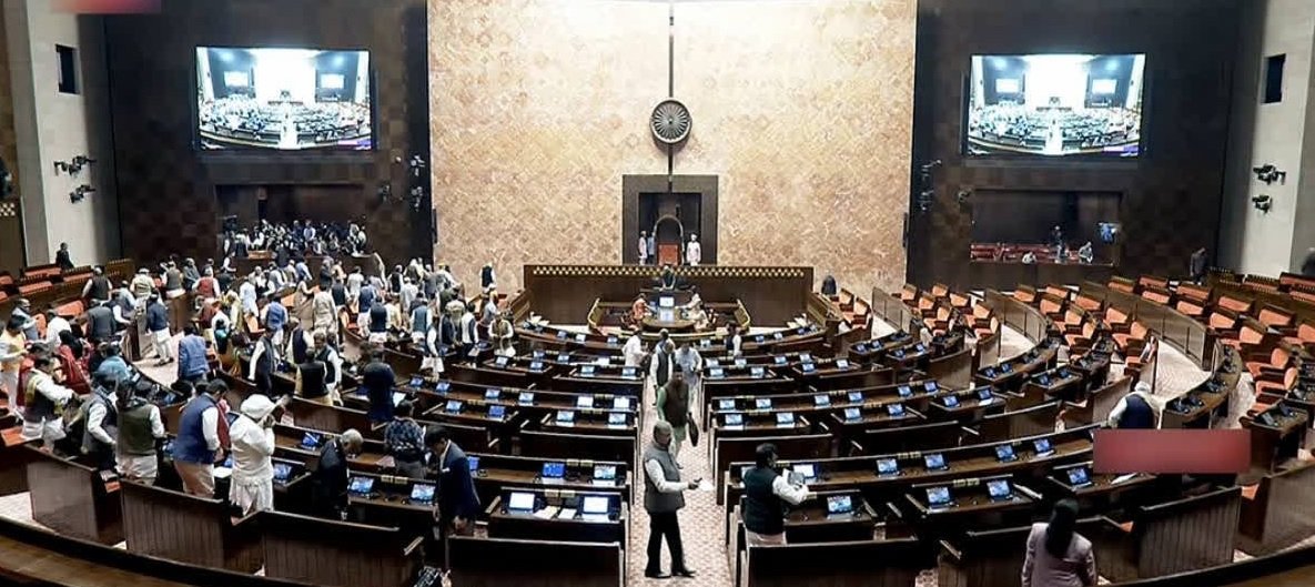 ರಾಜ್ಯಸಭೆಯಲ್ಲಿ ಅದಾನಿ ಲಂಚ ಆರೋಪದ ಸದ್ದು: ಬುಧವಾರಕ್ಕೆ ಸದನ ಮುಂದೂಡಿಕೆ
