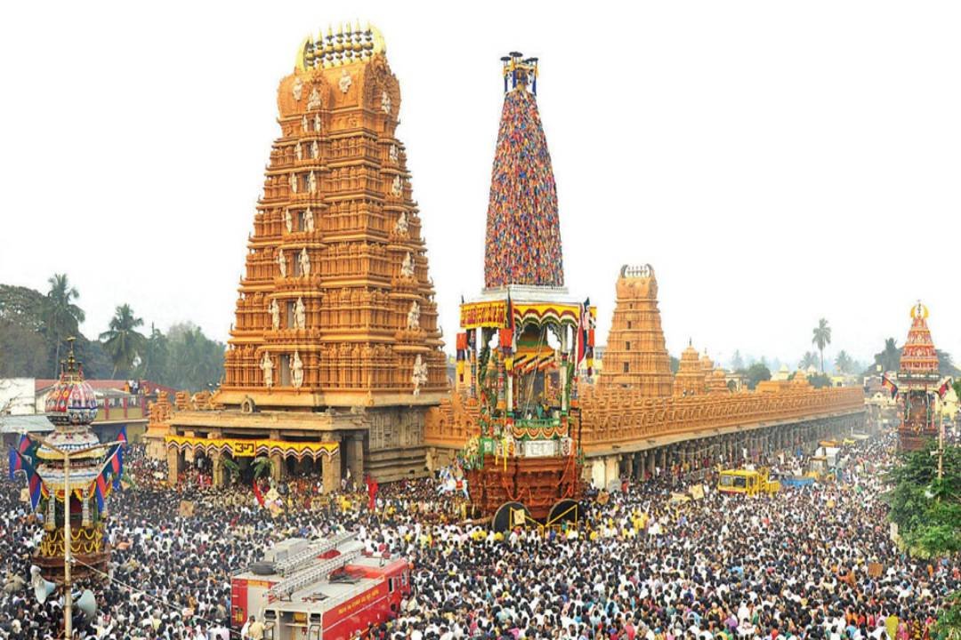 ದಕ್ಷಿಣಕಾಶಿ ನಂಜನಗೂಡಿನಲ್ಲಿ ಪಂಚ ಮಹಾರಥೋತ್ಸವದ ಸಡಗರ ಆರಂಭ