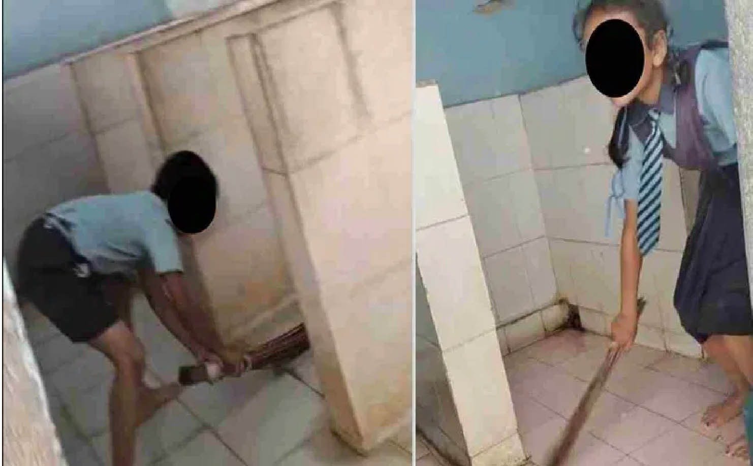 ಬೆಂಗಳೂರು || ಮಕ್ಕಳಿಂದ ಟಾಯ್ಲೆಟ್ ಕ್ಲೀನ್: ಮುಖ್ಯ ಶಿಕ್ಷಕಿ ವಿರುದ್ಧ ಪೋಷಕರು ಗರಂ