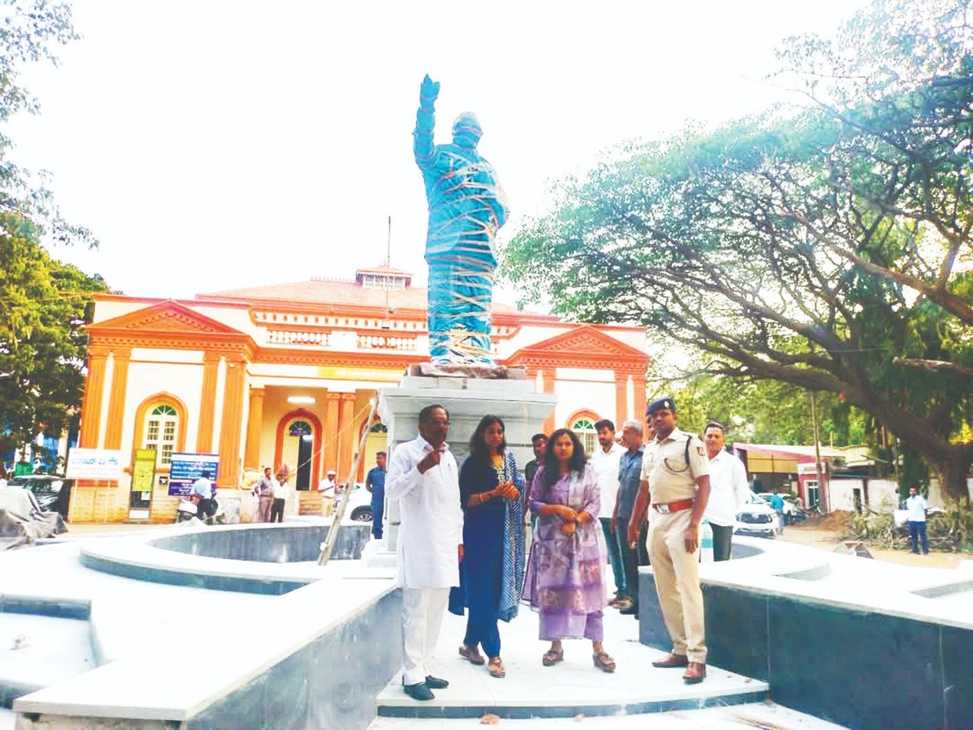 ತುಮಕೂರು / ಬೆಂಗಳೂರು || ತುಮಕೂರಲ್ಲಿ ಅಂಬೇಡ್ಕರ್ ಪುತ್ಥಳಿ ಲೋಕಾರ್ಪಣೆ ಸಿದ್ಧತೆ ಪರಿಶೀಲನೆ
