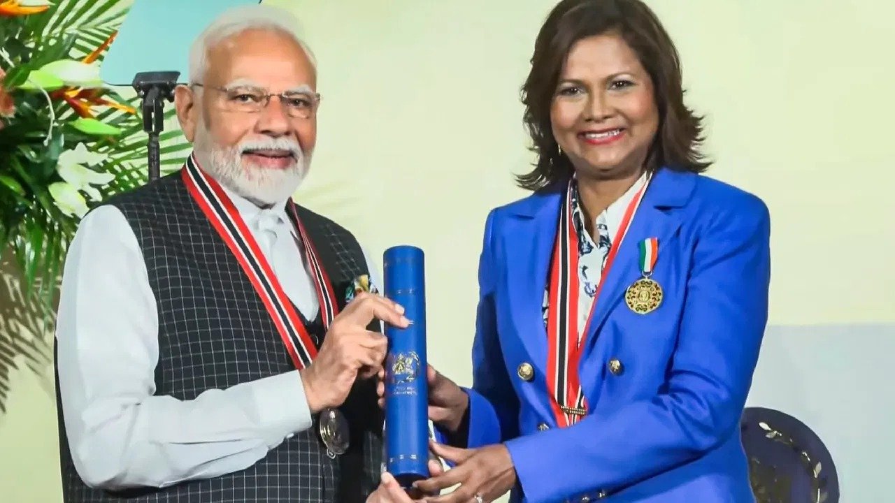 Trinidad and Tobago ಅತ್ಯುನ್ನತ ನಾಗರಿಕ ಪ್ರಶಸ್ತಿ ಮೊದಲ ವಿದೇಶಿ ನಾಯಕರಾದ ಪ್ರಧಾನಿ Modi.