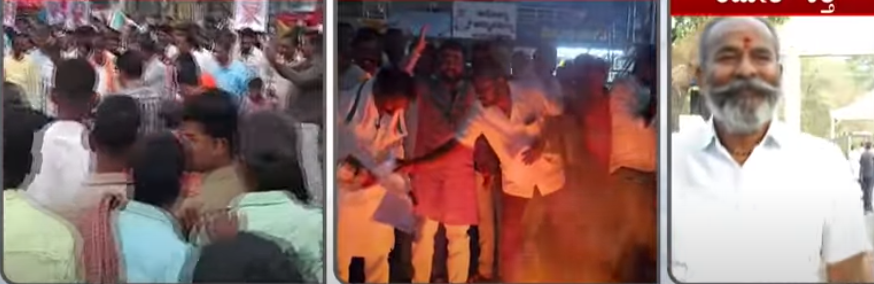 ವಾಲ್ಮೀಕಿ ಸಮುದಾಯದ ಆಕ್ರೋಶ ಭುಗಿಲೆದ್ದದ್ದು: ರಮೇಶ್ ಕತ್ತಿ ಭಾವಚಿತ್ರಕ್ಕೆ ಚಪ್ಪಲಿ ಹೊಡೆದು ಪ್ರತಿಭಟನೆ.