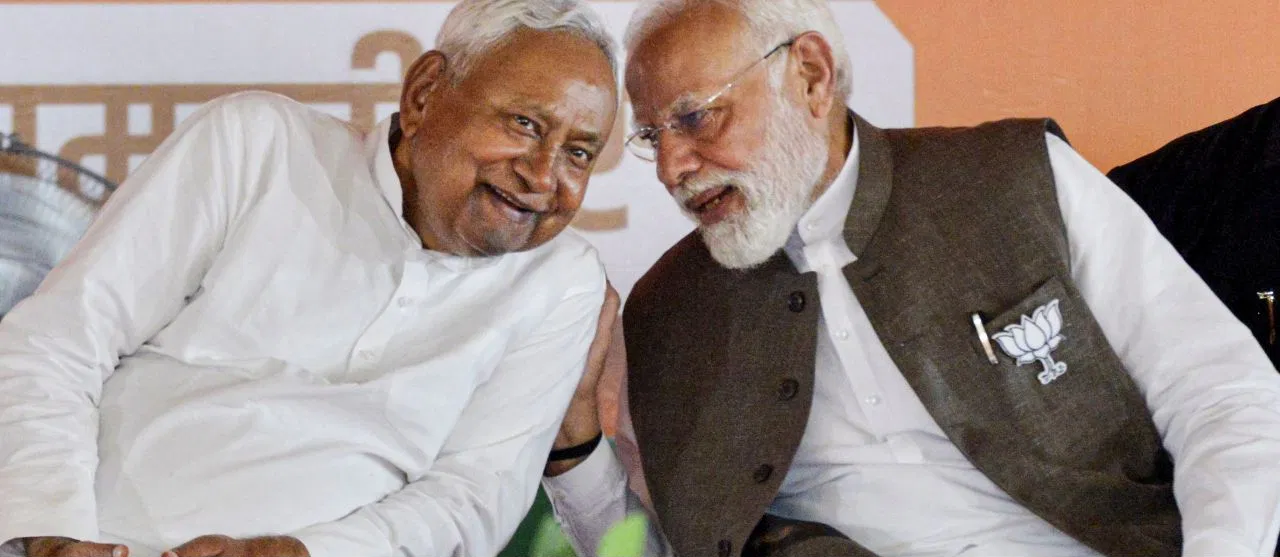 ಬಿಹಾರದಲ್ಲಿ ‘ನಿಮೋ’ ಮ್ಯಾಜಿಕ್! ಫಲಿತಾಂಶಕ್ಕೂ ಮೊದಲೇ ಗೆಲುವಿನ ನಗು ಬೀರಿದ ಮೋದಿ–ನಿತೀಶ್ ಜೋಡಿ.