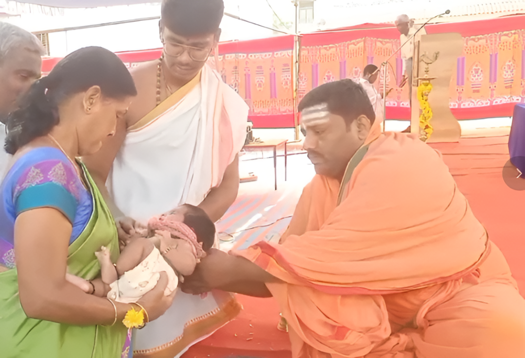 ಶ್ರೀಗಳ ಜನ್ಮದಿನೋತ್ಸವ: 119 ಮಕ್ಕಳಿಗೆ ನಾಮಕರಣ.