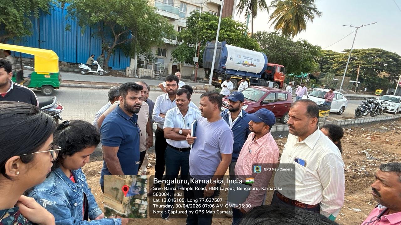 ಕಾಚರಕನಹಳ್ಳಿ ಪ್ರದೇಶದಲ್ಲಿ ಆಯುಕ್ತರಿಂದ ಸ್ಥಳ ಪರಿಶೀಲನೆ.!